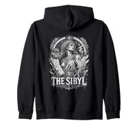 The Sibyl Leaves Of Destiny Occult Oracle Zip Hoodie