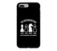 The Sicilian Defense Chess Opening Retro Silhouette Graphic Case for iPhone 7 Plus/8 Plus