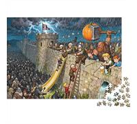 The Siege of Helm‘s Deep Wooden Jigsaw Puzzle Waterproof 1000 Piece Puzzles for Adults Challenging And Brainteasing Educational Games