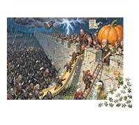 The Siege of Helm‘s Deep Wooden Jigsaw Puzzle Waterproof 1000 Piece Puzzles for Adults Colourful Challenging Games
