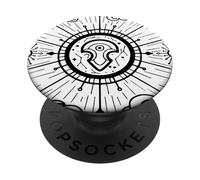 The sigil of Azem For Warriors of Light & Darkness bright bg PopSockets Adhesive PopGrip