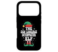 The Sign Language Interpreter Elf Funny Christmas Matching Case for iPhone 17 Pro