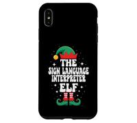 The Sign Language Interpreter Elf Funny Christmas Matching Case for iPhone XS Max