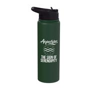 The Sign of Serendipity Aquarius Stainless Steel Insulated Water Bottle