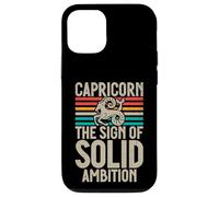 The Sign of solid Ambition Capricorn Case for iPhone 12/12 Pro
