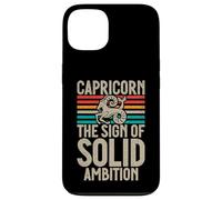 The Sign of solid Ambition Capricorn Case for iPhone 13