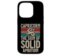 The Sign of solid Ambition Capricorn Case for iPhone 14 Pro