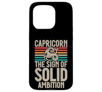 The Sign of solid Ambition Capricorn Case for iPhone 15 Pro