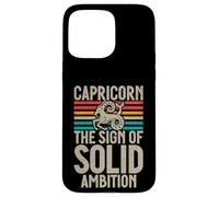 The Sign of solid Ambition Capricorn Case for iPhone 15 Pro Max
