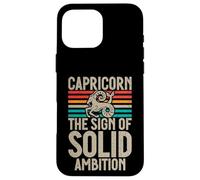 The Sign of solid Ambition Capricorn Case for iPhone 16 Pro Max