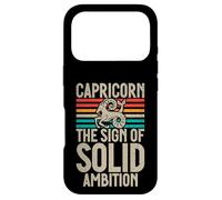 The Sign of solid Ambition Capricorn Case for iPhone 17 Pro
