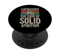 The Sign of solid Ambition Capricorn PopSockets Adhesive PopGrip