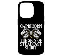 The Sign of Steadfast Spirit Capricorn Case for iPhone 14 Pro