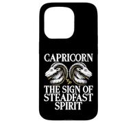 The Sign of Steadfast Spirit Capricorn Case for iPhone 15 Pro