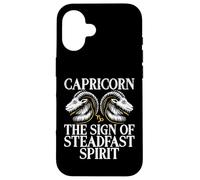 The Sign of Steadfast Spirit Capricorn Case for iPhone 16