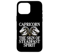 The Sign of Steadfast Spirit Capricorn Case for iPhone 16 Pro Max
