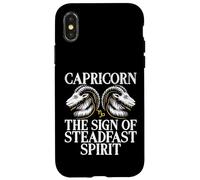 The Sign of Steadfast Spirit Capricorn Case for iPhone X/XS