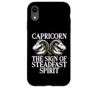 The Sign of Steadfast Spirit Capricorn Case for iPhone XR