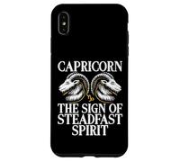 The Sign of Steadfast Spirit Capricorn Case for iPhone XS Max
