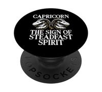 The Sign of Steadfast Spirit Capricorn PopSockets Adhesive PopGrip