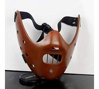 The Silence of Lambs Hannibal Lecter Resin Masks Masquerade Halloween Cosplay Dancing Party Props Half Face Mask