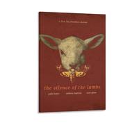 The Silence of The Lambs 1991 Classic Movie Poster (12) Painting On Canvas Wall Art Poster Scroll Picture Print Walls Decor Home Posters 12x18inch(30x45cm)