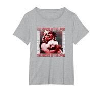 The Silence of The Lambs Buffalo Bill Vintage Portrait T-Shirt, Women's Plus, Heather Grey, 2X