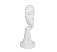 The Silence Statue, Modern Sculpture Resin Silence Is Golden People Statues Sculptures Office Home Thinker Decoration Art Statues Creative Crafts Ornaments,People D