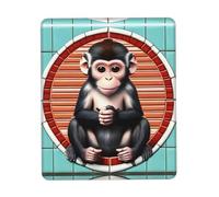 The Silent Monkey Colorful Rubber Lock Edge Mouse pad (Vertical Style), Thickened Design not Easy to deform