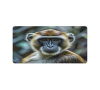 The Silent Monkey Desk Mat Anti-Slip Big Mousepad Keyboard Pad Mouse Mat for Computer Extended Mouse Pad for Gaming Desk Blotter Waterproof Writing Pads for Office and Home