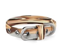 The Silent Monkey Dog Collar Adjustable Pet Collar Stainless Steel D-Ring Collar Oxford Cloth Cat Collar Strap with Metal Buckle for Small Medium Dog