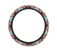 The Silent Monkey Double-Layer Thick Steering Wheel Cover, 100% Polyester, 15 feet in Diameter