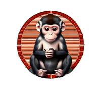 The silent monkey Fridge Magnets suitable for whiteboards refrigerators and decorative items