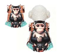 The silent monkey L Pet Apparel for Small Dogs-Cute Summer Outfit for Puppy, Soft Breathable Pet Clothes for Cat