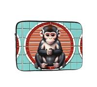 The Silent Monkey Laptop Sleeve Case 13 Inch Suitable For Notebook Computer Tablet Traveling Carrying Simple Case