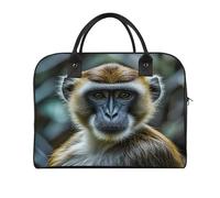 The Silent Monkey Laptop Tote Bag Casual Travel Handbag Multi Pocket Shoulder Bags for Work Travel