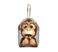 The Silent Monkey Laundry Bag 28"" x 14"", Large Hamper Bag | Heavy Duty Cloth Storage Sack With Drawstring, Washable Basket Liner, Dirty Clothes Organizer For Luggage Travel Camp Home
