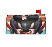 The Silent Monkey Mailbox Cover with Magnetic Closure 25.5x21 in Beautiful Outdoor Decor for Mailbox Decoration