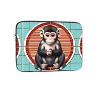 The Silent Monkey Printed Laptop Sleeve, 12 inch Computer Protective Sleeve, Essential for Business and Office Commuting