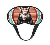 The Silent Monkey Sleep Mask Soft Eye MaskBlindfold Eyeshade Smooth Comfortable Eye Cover with