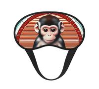 The Silent Monkey Universal Lightweight Eye Mask: Great for Travel, Office Naps and Shift Work. Provides a Comfortable Sleeping Environment