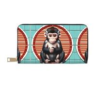 The Silent Monkey Wallet Hand-Held Coin Purse Fashionable and Versatile Long Can Hold Mobile Phones Coins Keys