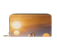 The Silent Mountains and Seas of a Dim-Light PlanetMulti-Card Slots with Coin Pocket, Durable Wallet for Daily Use & Travel