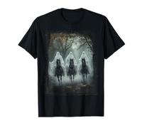 The Silent Riders Ghost Riding Horse Halloween Boo Horse T-Shirt
