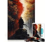 The Silent Ronin 1000 Piece Jigsaws for Adults Puzzle Intellect Toy Relaxing Fun Quality Cut Fine Art Piece (38x26cm)