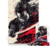 The Silent Samurai Blade Jigsaw Puzzles 1000 Piece for Teenagers Improve Memory Relaxing Fun Sharp Edge Unique Gift (50x75cm)