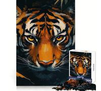 The Silent Tiger Jigsaw Puzzles 1000 Pieces for Adults Reason Skill Toy Calm Relax Exact Cut Heartfelt Gift (38x52cm)