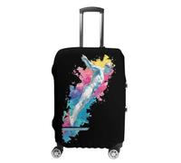 The Silhouette of Diving Luggage Case Cover Protective Suitcase Covers Anti Scratch Baggage Washable Fits 19-32 Inch XL
