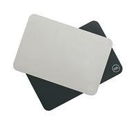 The Silicone Kitchen Silicone Baking Mat, BPA Free, Extra Thick, Quarter Sheet 8 in into 11.75 in, Set of 2, Blue and Gray