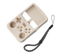 The silicone protection case designed exclusively for the For R36S game console ensures durability against shocks while remaining easy to clean (White)